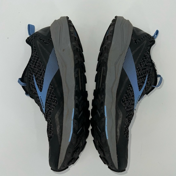 Nice Brooks Divide 1 Women's Trail Running Shoes Size 9 B (Medium) Black Blue - Picture 2 of 9